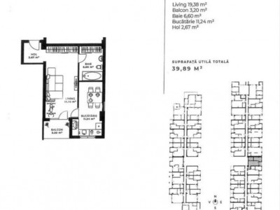 Apartament 2 camere | Sopor | Semifinisat 
