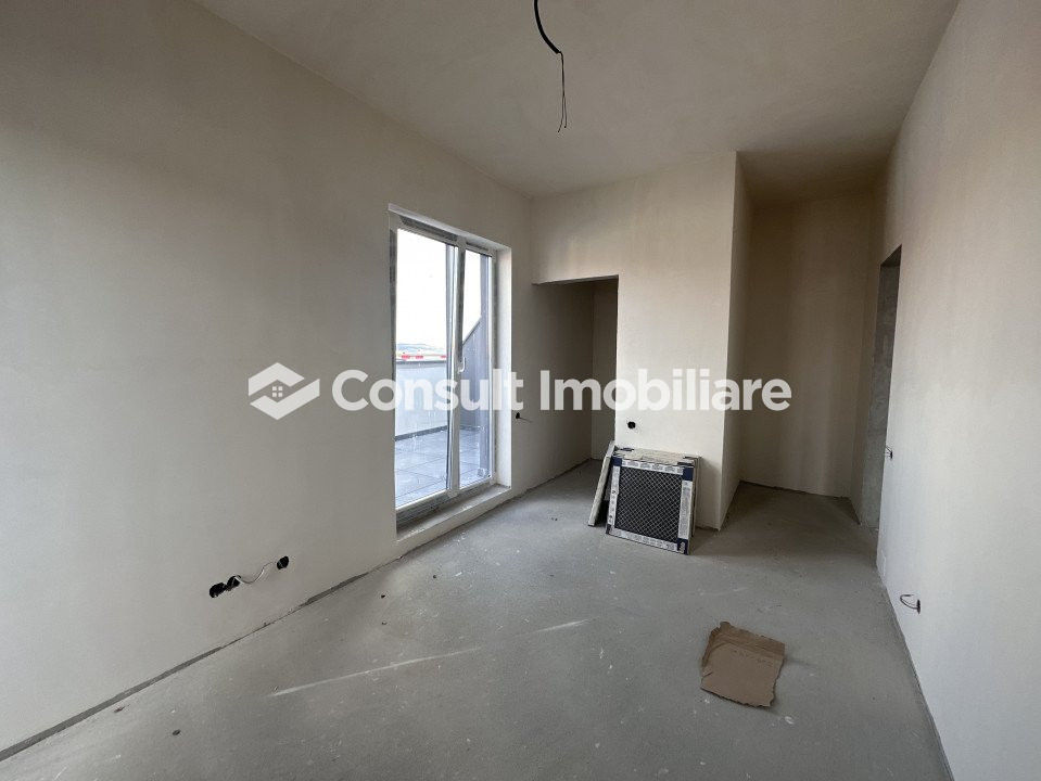 Apartament cu 2 camere, zona Terra Florești, 28 mp terasa